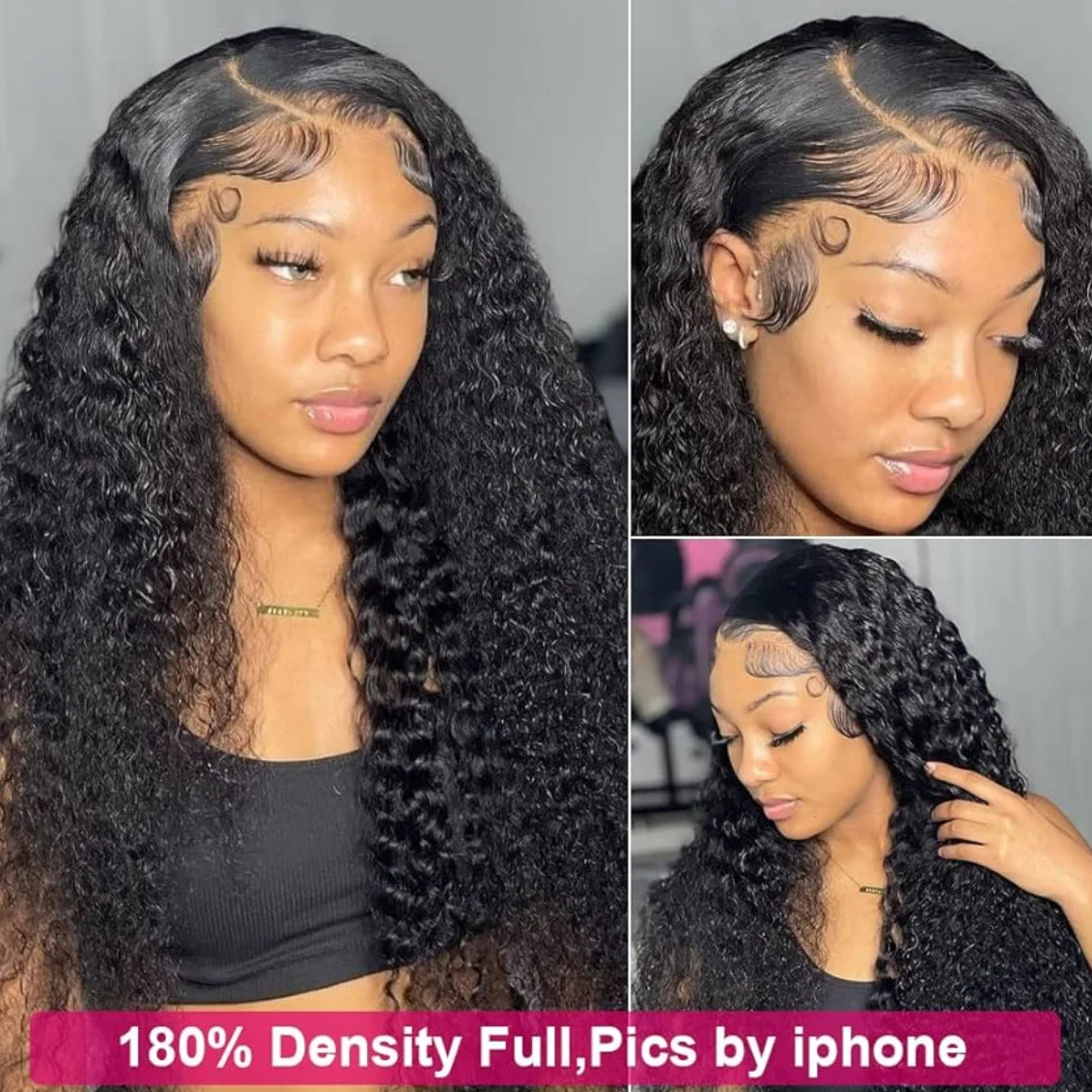 13×4 Water Wave Lace Frontal. 22 Inches | 100% Human Hair
