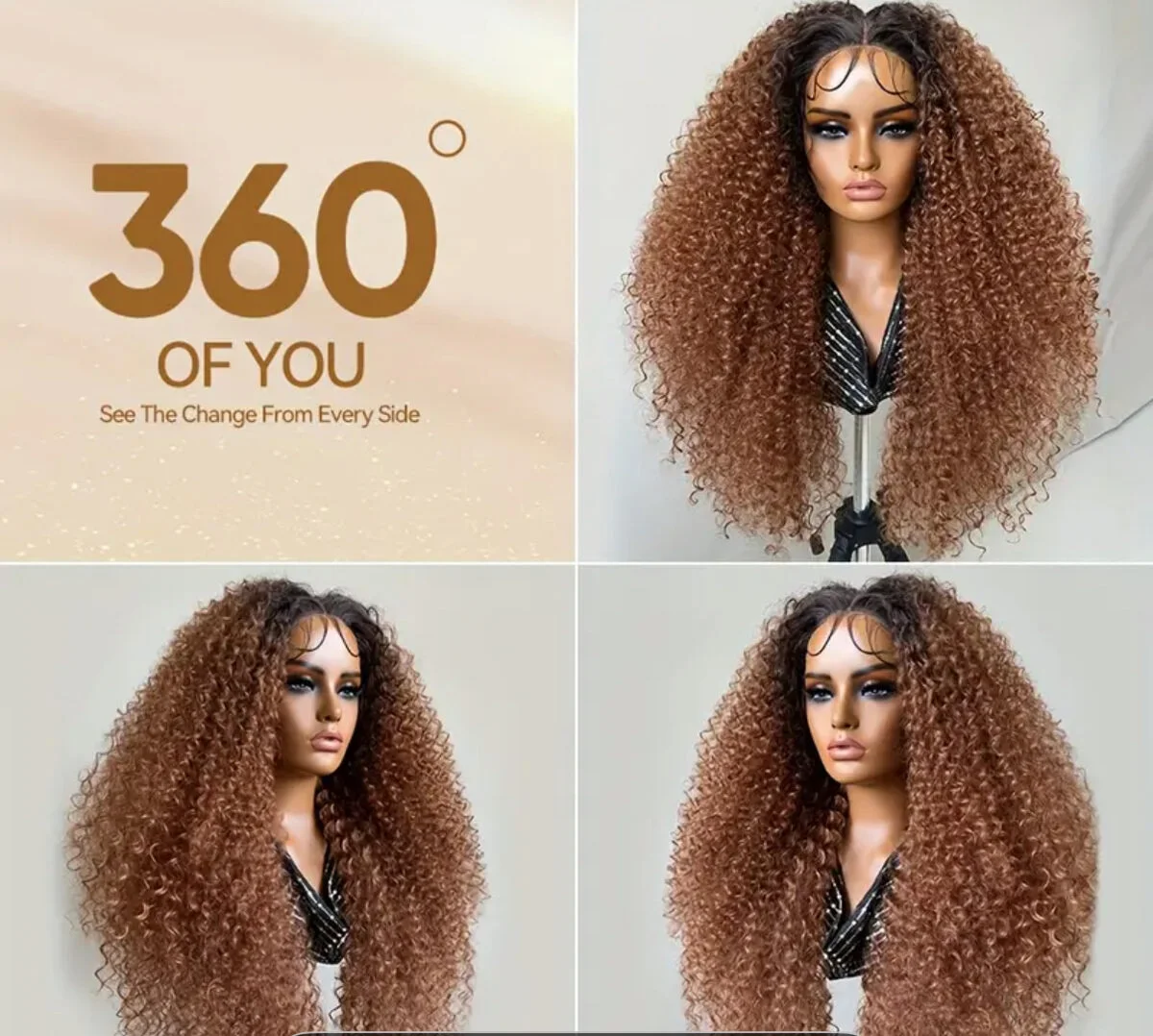 Curly Synthetic Voluminous Wig, image 3 of 3