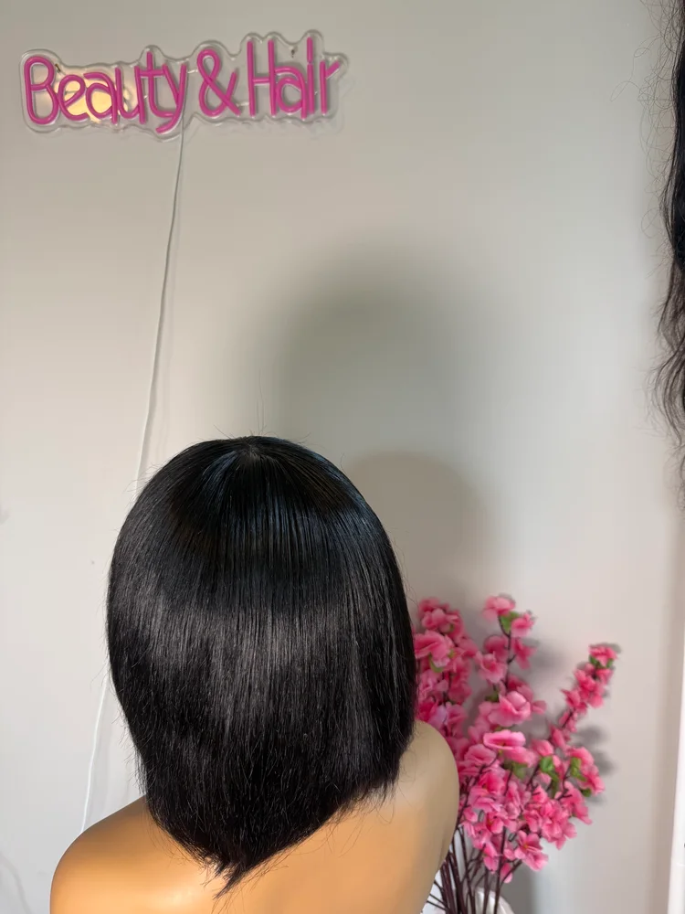 Human hair bang wig, image 3 of 3