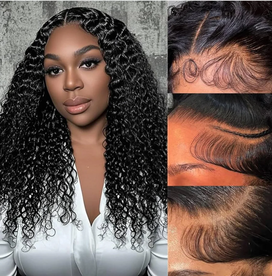 13×4 Water Wave Lace Frontal. 20 Inches | 100% Human Hair