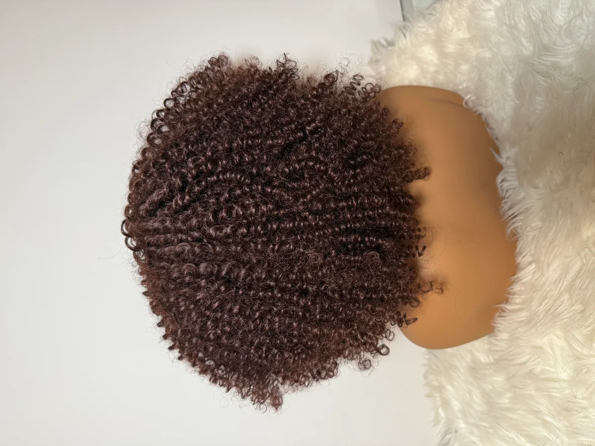 Synthetic Afro Curly Wig With Bags, image 3 of 3